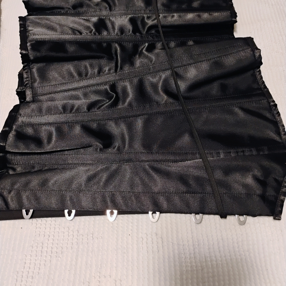 Black Satin Corset